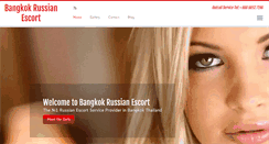 Desktop Screenshot of bangkokrussianescort.com
